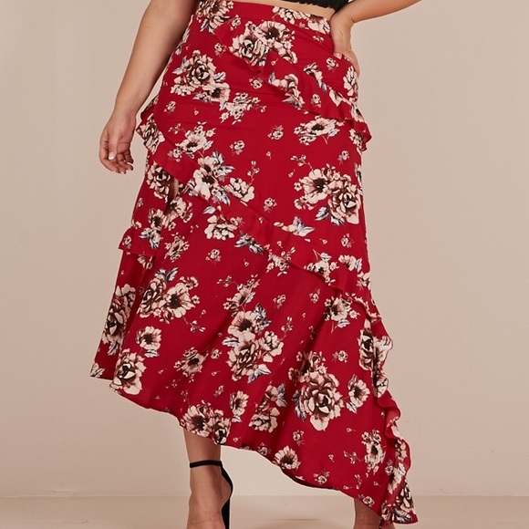 Showpo. Dresses & Skirts - Showpo around town floral skirt